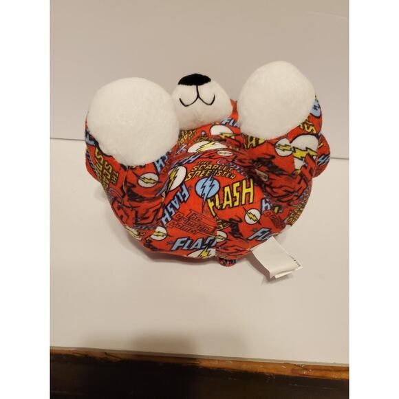 Six Flags DC Comics Flash Bear 10" Seated NWT - Picture 5 of 10